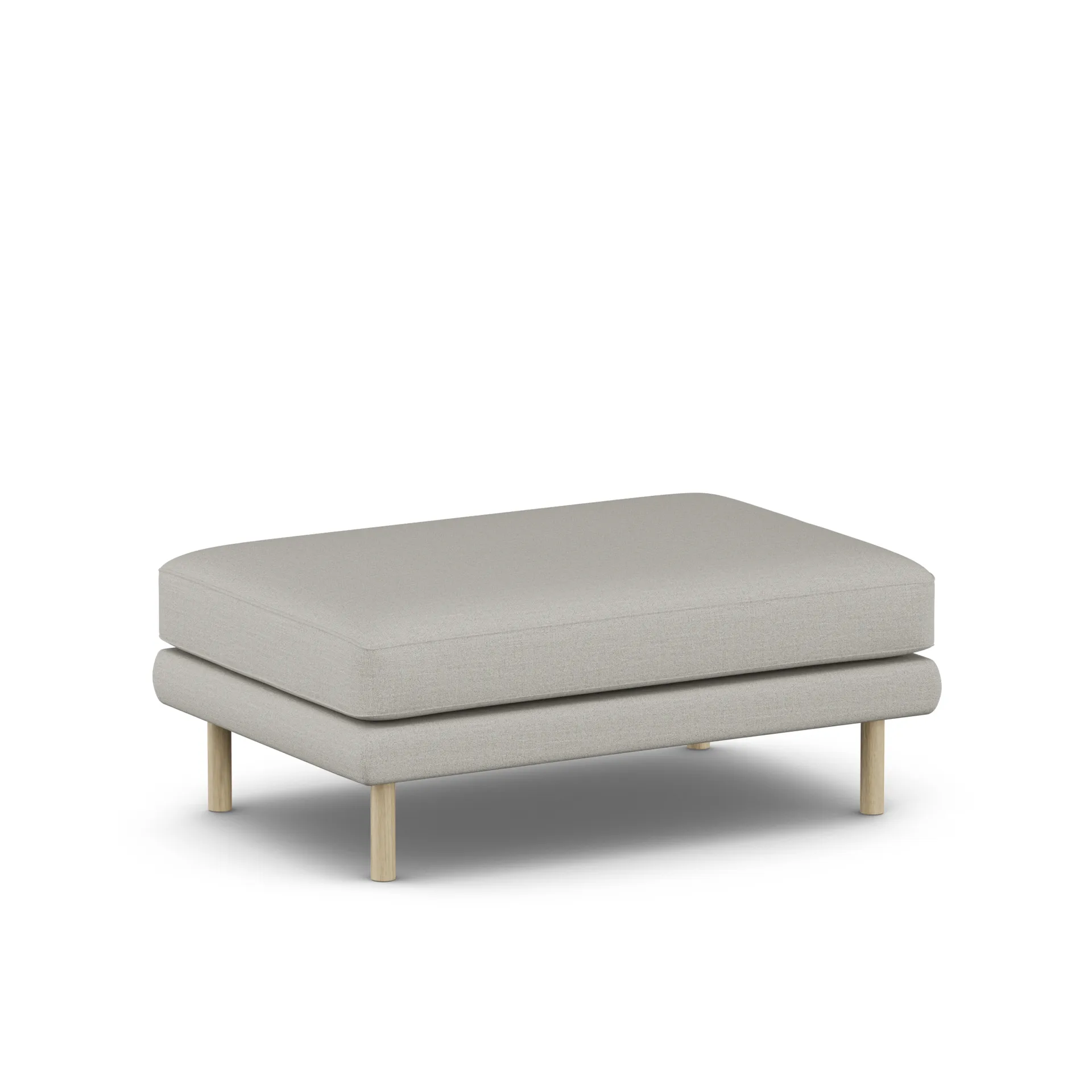 Bredhult fotskammel, Same Grey 6673-hvitoljet eik 1898