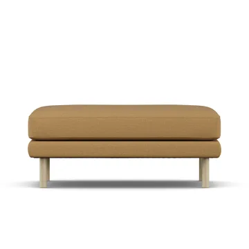 Bredhult fotskammel - Same Ochre 6676-hvitoljet eik - 1898