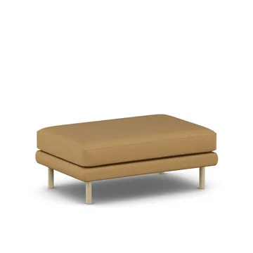 Bredhult fotskammel - Same Ochre 6676-hvitoljet eik - 1898