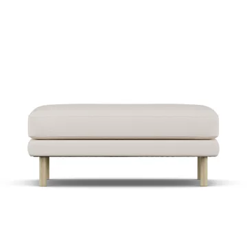 Bredhult fotskammel - Same Off White 6671-hvitoljet eik - 1898