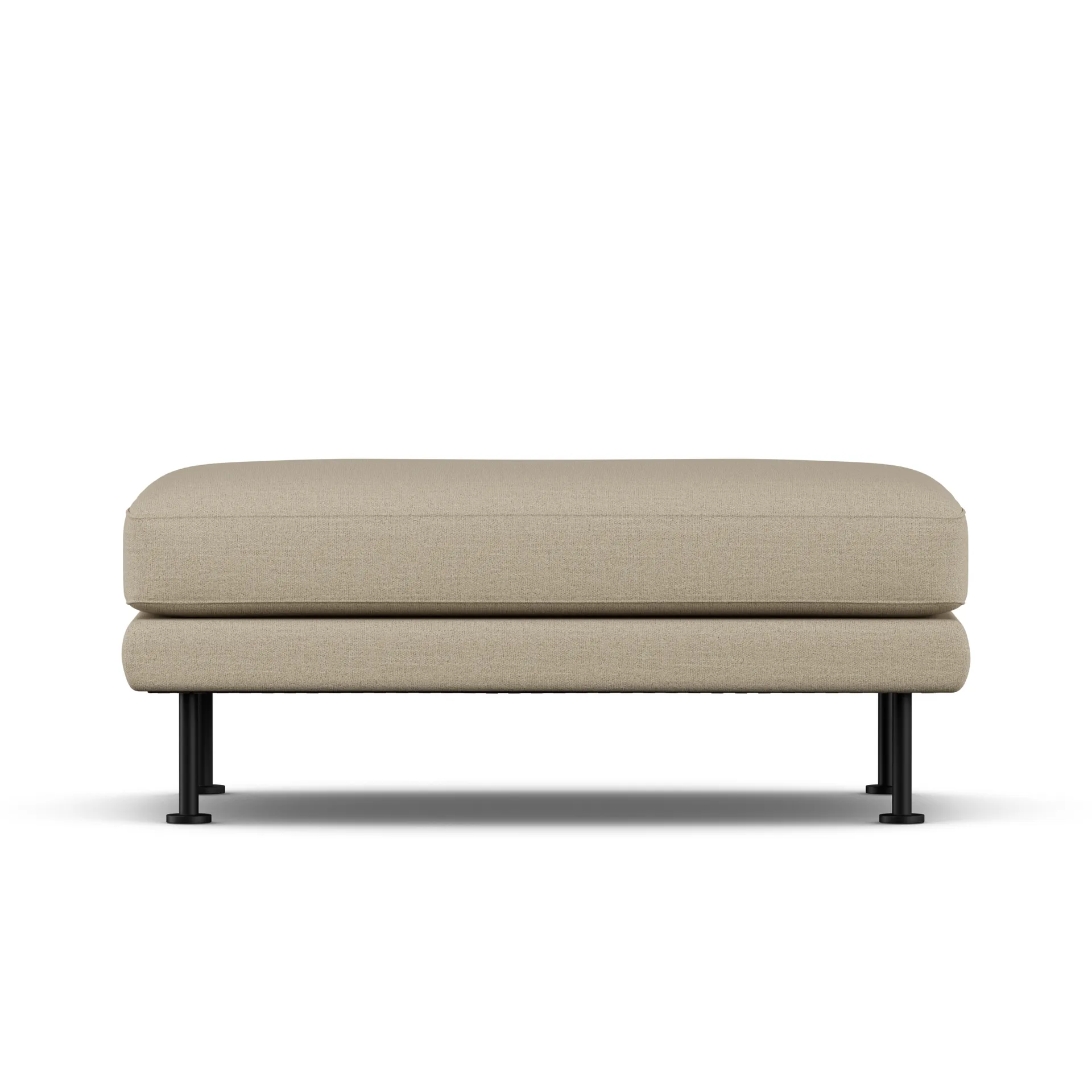 Bredhult fotskammel, Same Sand 6672-svart stål 1898