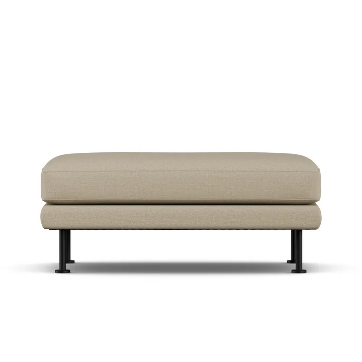 Bredhult fotskammel - Same Sand 6672-svart stål - 1898