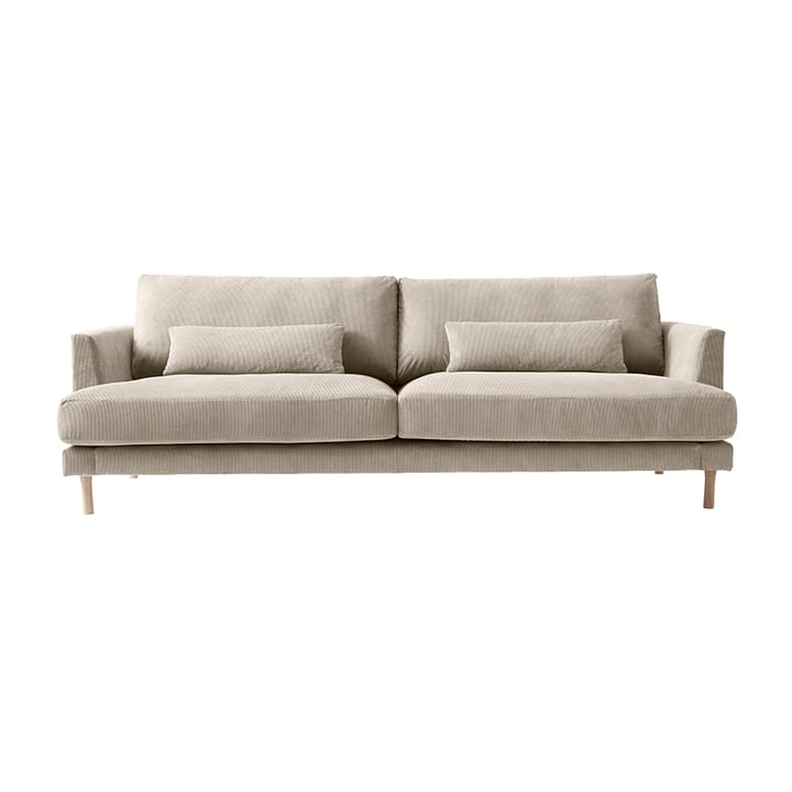 Bredhult sofa 3-seter hvitoljede eikeben - Jump 1956 Bøk - 1898