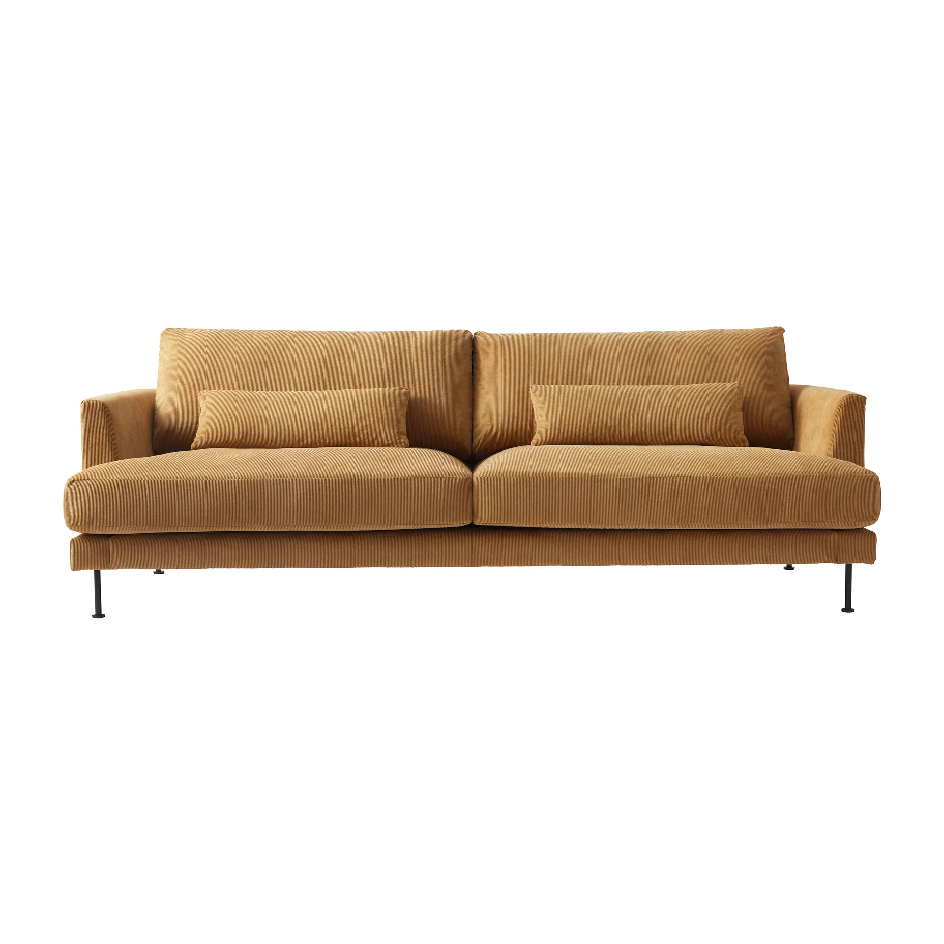Bredhult sofa 3-seter metallben, Jump 1959 Honey 1898