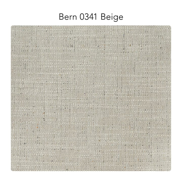 Bredhult sofa, 3-seter tekstil bern 0341 beige, sorte stålben 1898