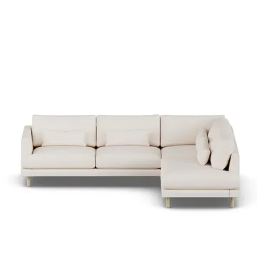 Bredhult sofa - Caleido Beige 9600-hvitoljet eik, 3-seters A1 - 1898