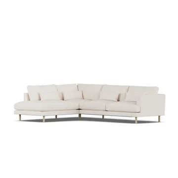 Bredhult sofa - Caleido Beige 9600-hvitoljet eik, 3-seters A2 - 1898