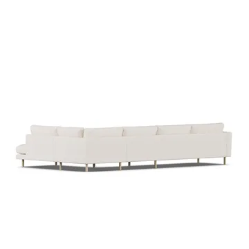 Bredhult sofa - Caleido Beige 9600-hvitoljet eik, 4-seters B1 - 1898