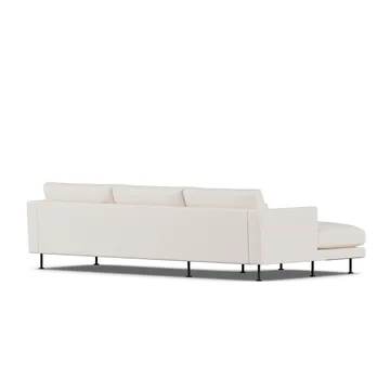 Bredhult sofa - Caleido Beige 9600-svart stål, 2,5-seters C2 - 1898