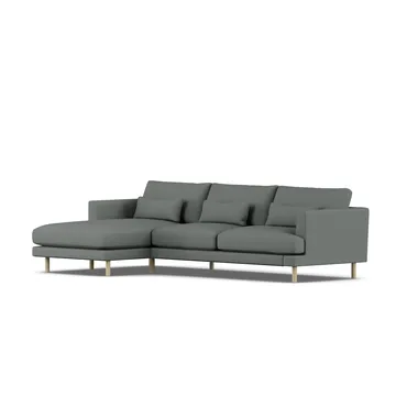 Bredhult sofa - Caleido Grey 1240-hvitoljet eik, 2,5-seters C2 - 1898