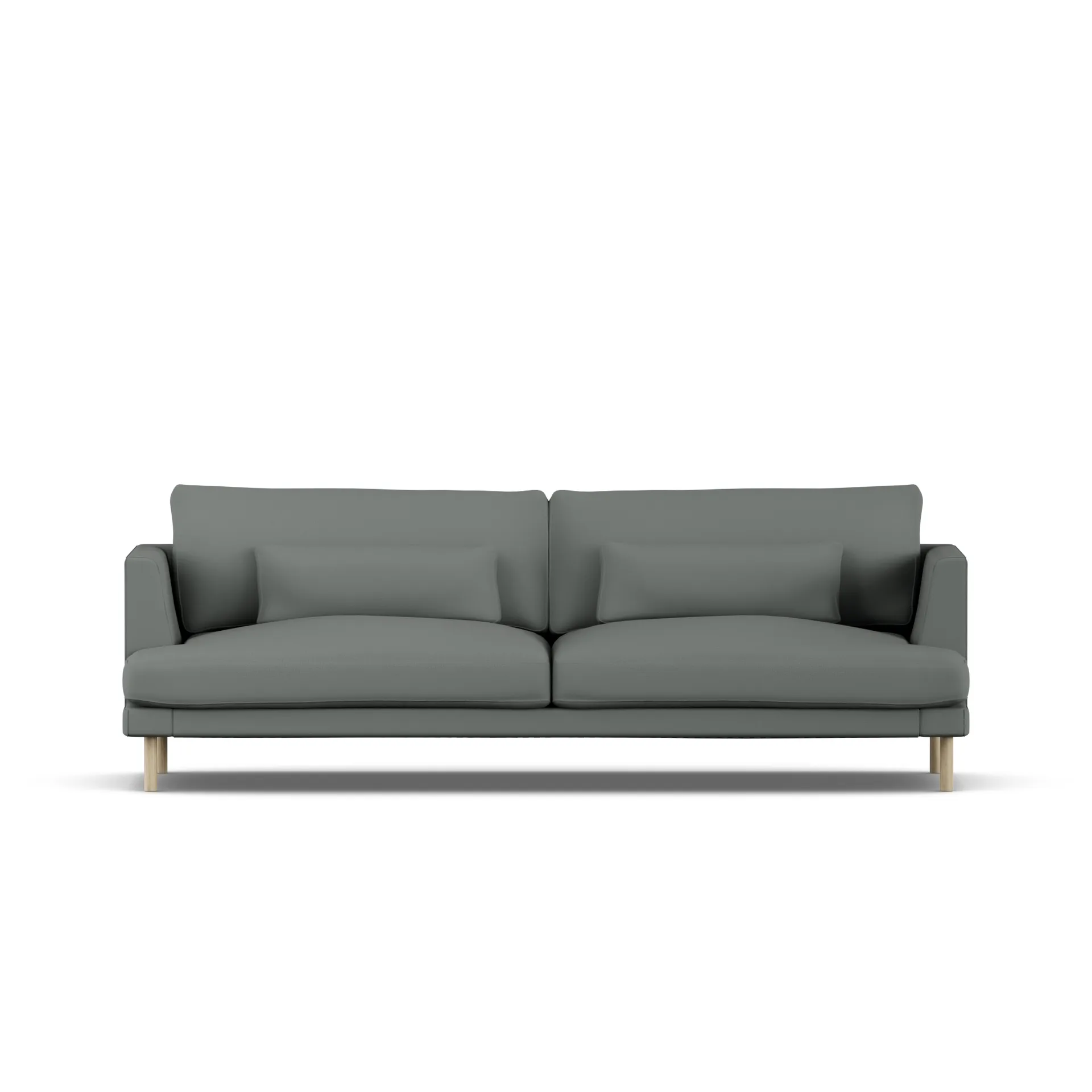 Bredhult sofa, Caleido Grey 1240-hvitoljet eik, 3-seters 1898