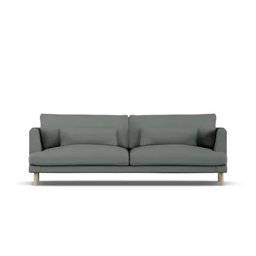 Bredhult sofa - Caleido Grey 1240-hvitoljet eik, 3-seters - 1898