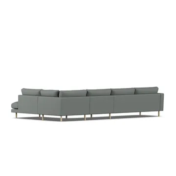 Bredhult sofa - Caleido Grey 1240-hvitoljet eik, 4-seters B1 - 1898