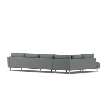 Bredhult sofa - Caleido Grey 1240-hvitoljet eik, 4-seters B2 - 1898