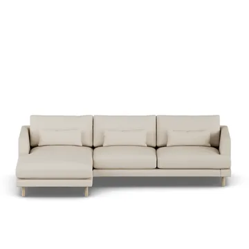 Bredhult sofa - Jump Beige 1956-hvitoljet eik, 2,5-seters C2 - 1898