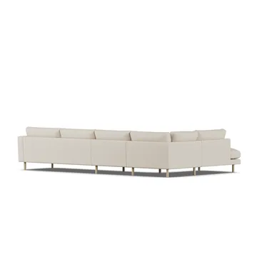 Bredhult sofa - Jump Beige 1956-hvitoljet eik, 4-seters B2 - 1898