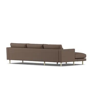 Bredhult sofa - Jump Brown 1955-hvitoljet eik, 2,5-seters C2 - 1898