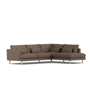 Bredhult sofa - Jump Brown 1955-hvitoljet eik, 3-seters A1 - 1898