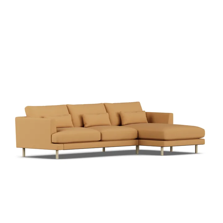 Bredhult sofa - Jump Honey 1959-hvitoljet eik, 2,5-seters C1 - 1898