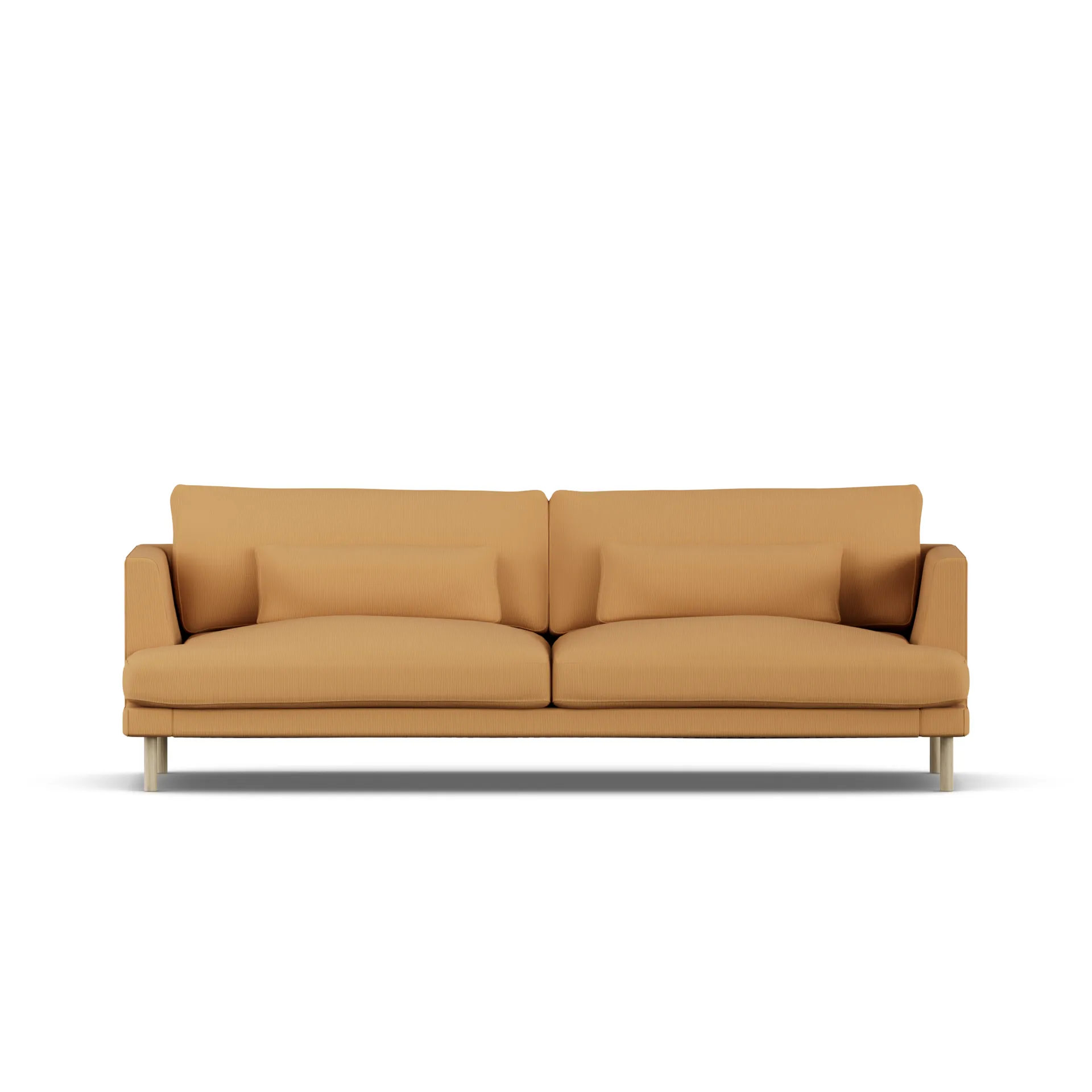 Bredhult sofa, Jump Honey 1959-hvitoljet eik, 3-seters 1898