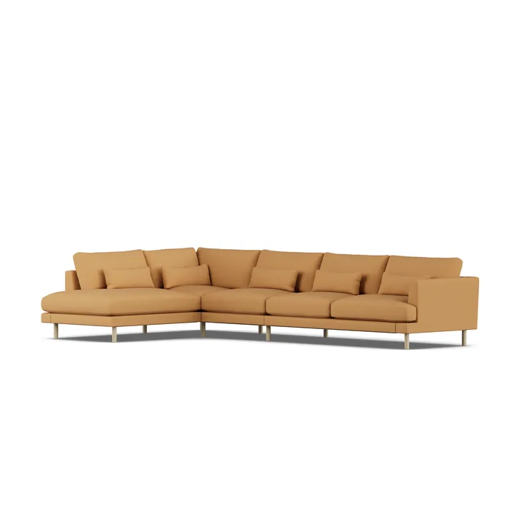 Bredhult sofa - Jump Honey 1959-hvitoljet eik, 4-seters B2 - 1898