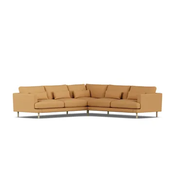 Bredhult sofa - Jump Honey 1959-hvitoljet eik, hjørnesofa F - 1898
