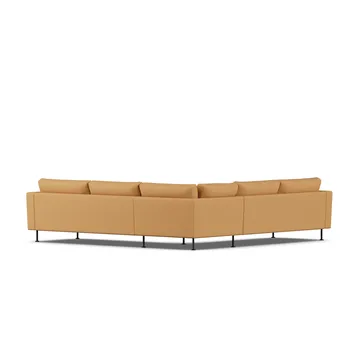 Bredhult sofa - Jump Honey 1959-svart stål, hjørnesofa F - 1898