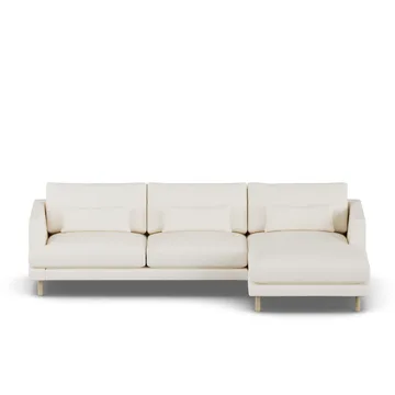 Bredhult sofa - Jump Off White 1954-hvitoljet eik, 2,5-seters C1 - 1898