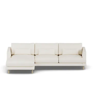 Bredhult sofa - Jump Off White 1954-hvitoljet eik, 2,5-seters C2 - 1898