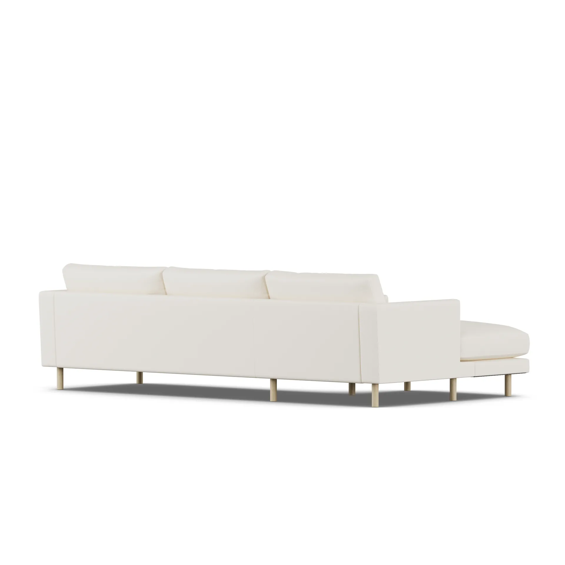 Bredhult sofa, Jump Off White 1954-hvitoljet eik, 2,5-seters C2 1898
