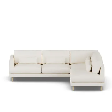 Bredhult sofa - Jump Off White 1954-hvitoljet eik, 3-seters A1 - 1898