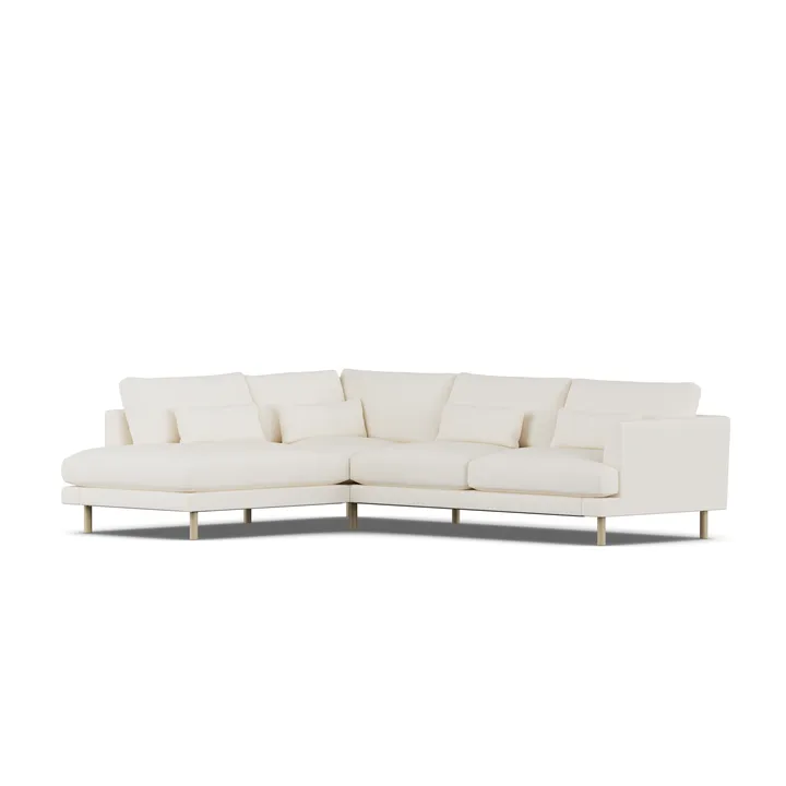 Bredhult sofa - Jump Off White 1954-hvitoljet eik, 3-seters A2 - 1898