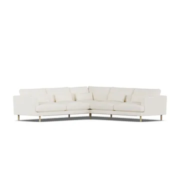 Bredhult sofa - Jump Off White 1954-hvitoljet eik, hjørnesofa F - 1898