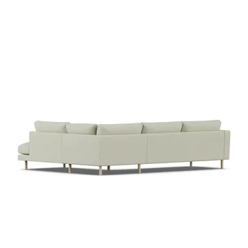 Bredhult sofa - Luiza Beige 3981-hvitoljet eik, 3-seters A1 - 1898