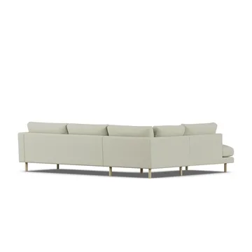 Bredhult sofa - Luiza Beige 3981-hvitoljet eik, 3-seters A2 - 1898
