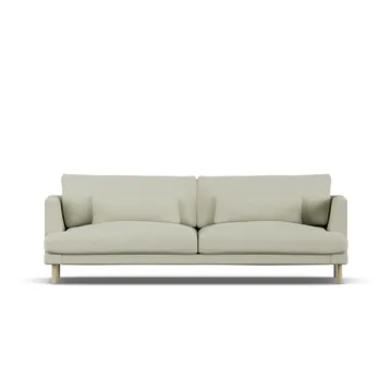 Bredhult sofa - Luiza Beige 3981-hvitoljet eik, 3-seters - 1898