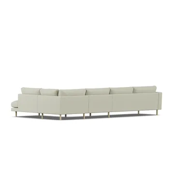 Bredhult sofa - Luiza Beige 3981-hvitoljet eik, 4-seters B1 - 1898