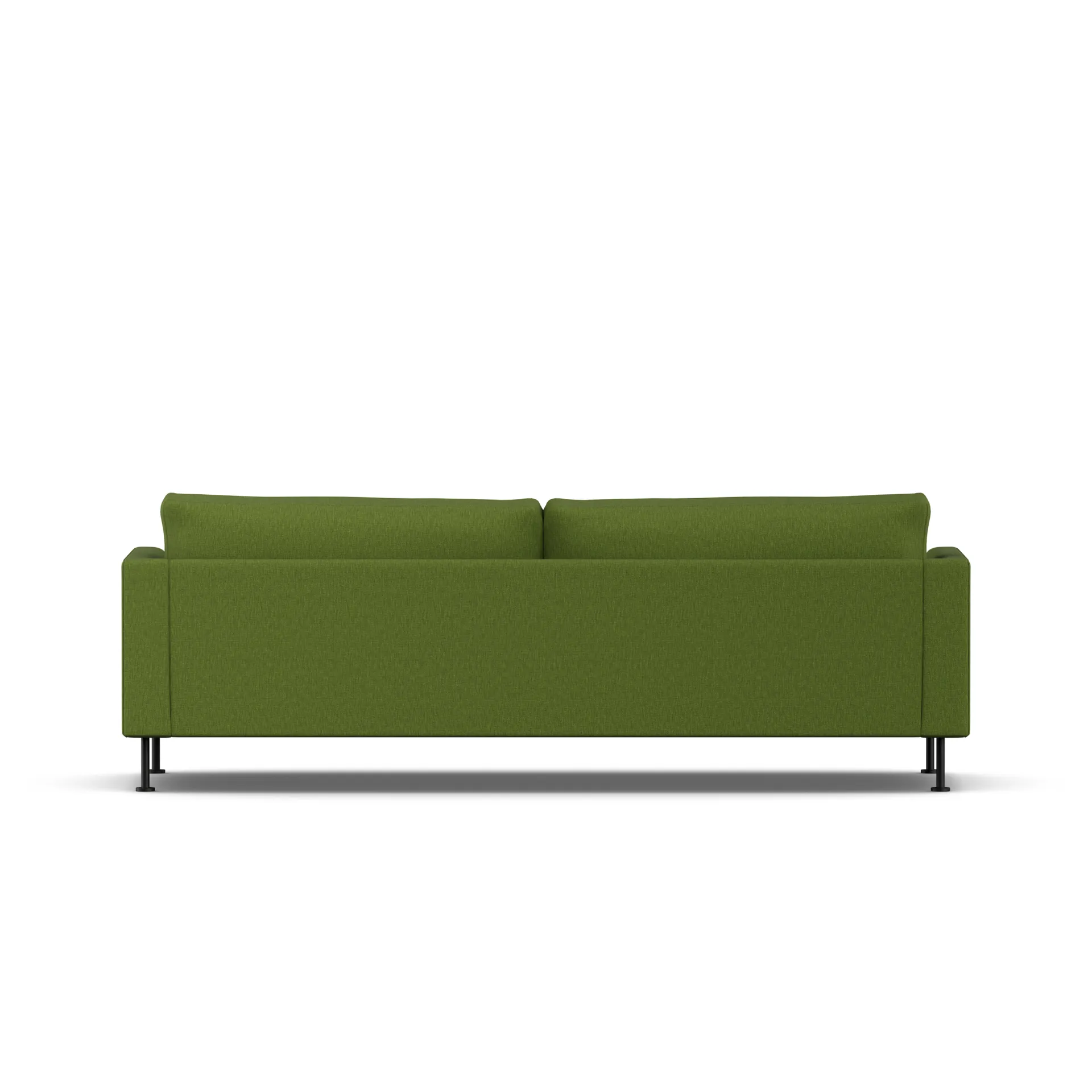 Bredhult sofa, Luiza Green 3975-svart stål, 3-seters 1898