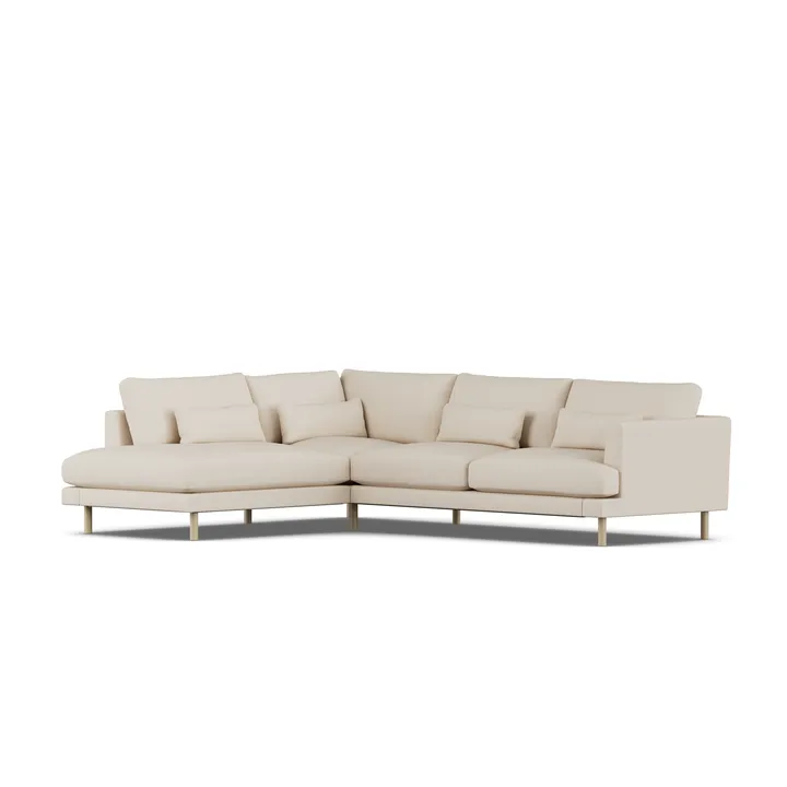 Bredhult sofa - Same Beige 6670-hvitoljet eik, 3-seters A2 - 1898