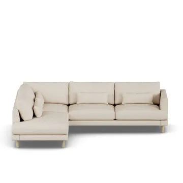 Bredhult sofa - Same Beige 6670-hvitoljet eik, 3-seters A2 - 1898