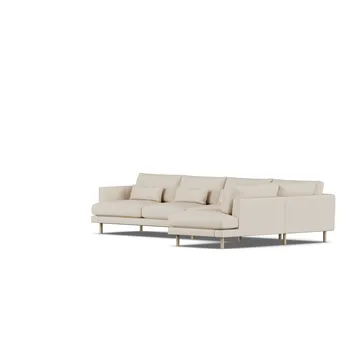 Bredhult sofa - Same Beige 6670-hvitoljet eik, 4-seters B1 - 1898