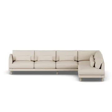 Bredhult sofa - Same Beige 6670-hvitoljet eik, 4-seters B1 - 1898