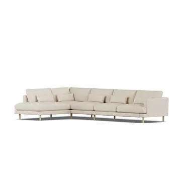 Bredhult sofa - Same Beige 6670-hvitoljet eik, 4-seters B2 - 1898