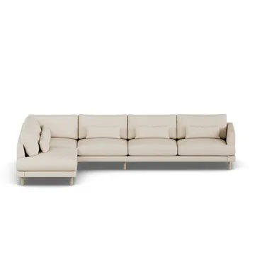 Bredhult sofa - Same Beige 6670-hvitoljet eik, 4-seters B2 - 1898