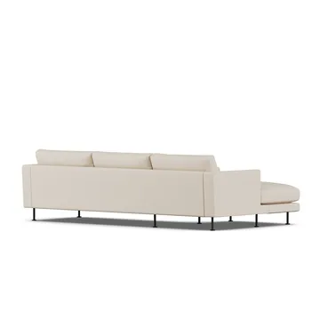 Bredhult sofa - Same Beige 6670-svart stål, 2,5-seters C2 - 1898