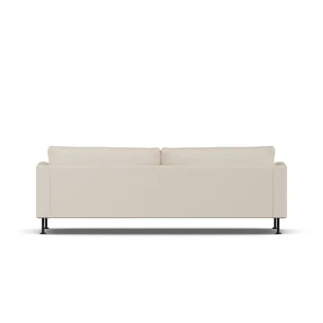 Bredhult sofa - Same Beige 6670-svart stål, 3-seters - 1898