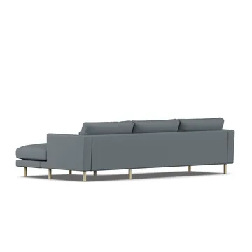 Bredhult sofa - Same Blue 6678-hvitoljet eik, 2,5-seters C1 - 1898