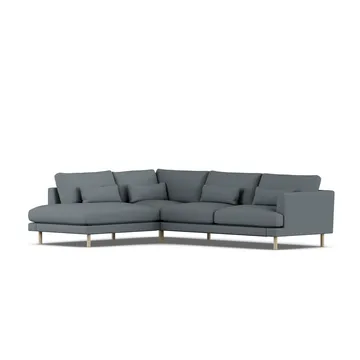 Bredhult sofa - Same Blue 6678-hvitoljet eik, 3-seters A2 - 1898
