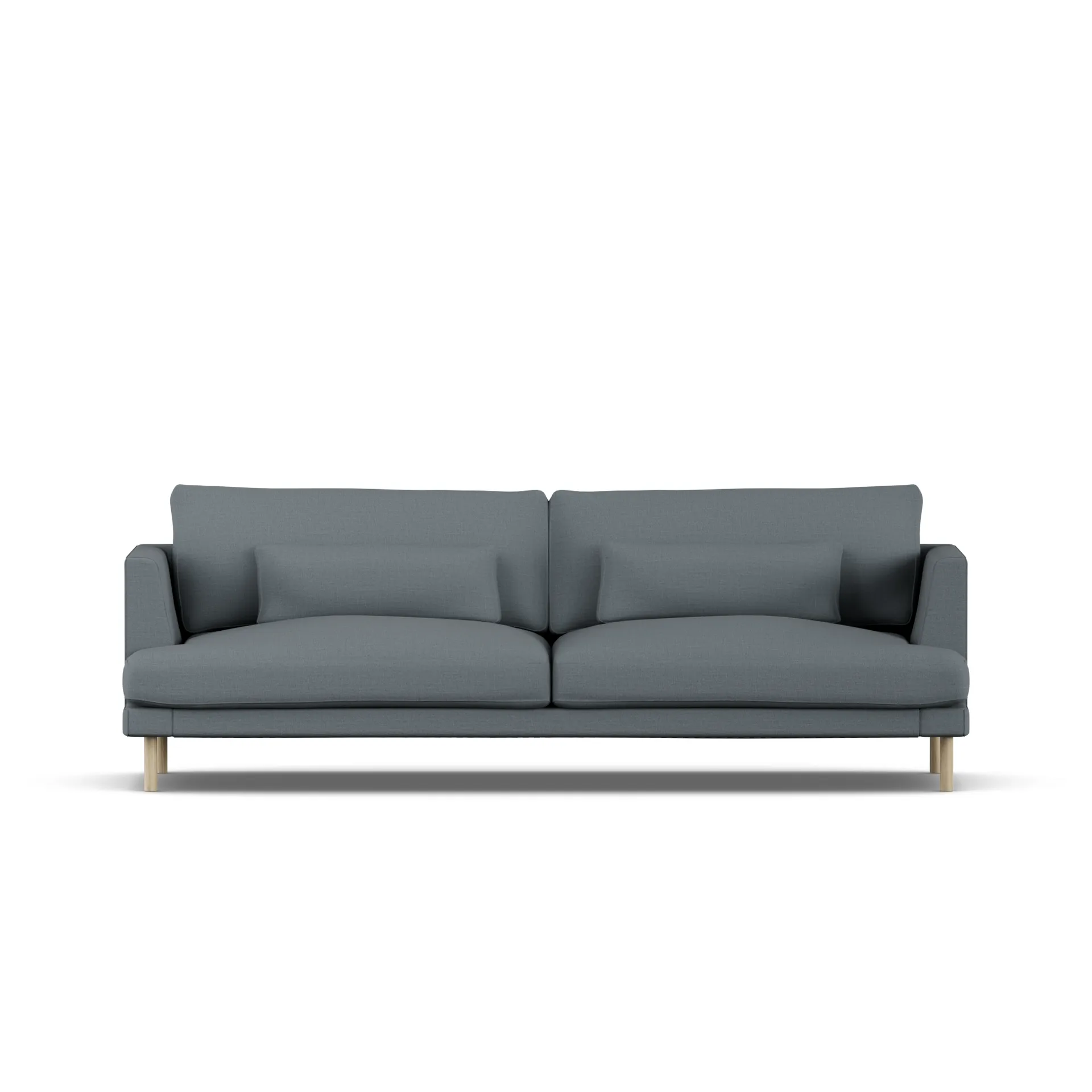 Bredhult sofa, Same Blue 6678-hvitoljet eik, 3-seters 1898