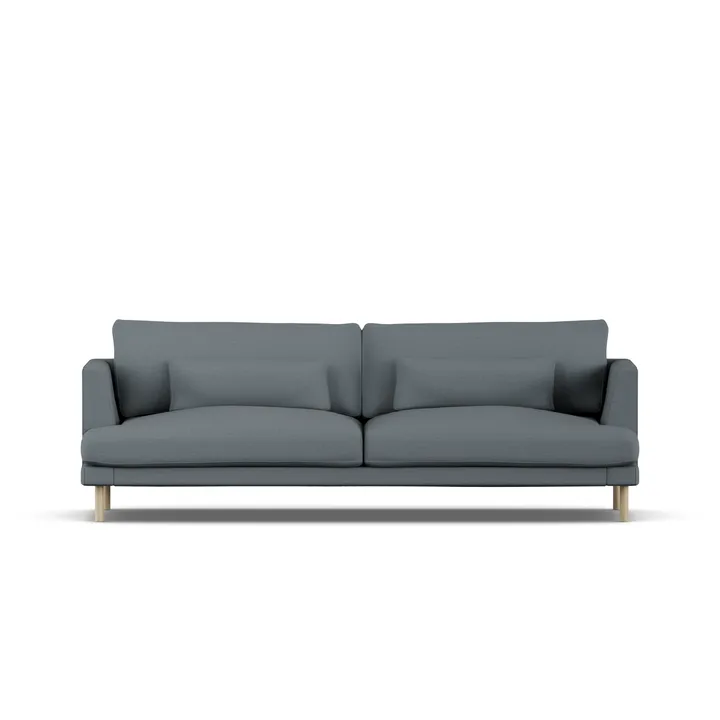 Bredhult sofa - Same Blue 6678-hvitoljet eik, 3-seters - 1898